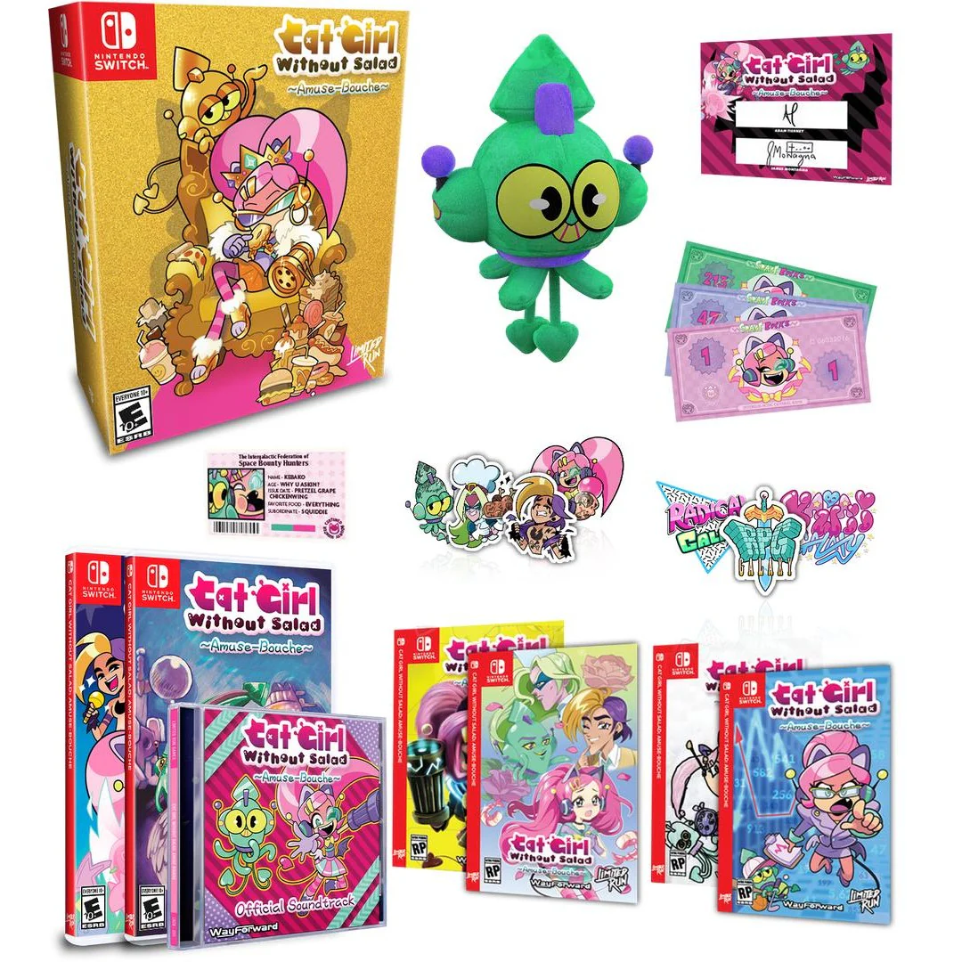 Cat Girl Without Salad: Amuse-Bouche Collector's Edition - Nintendo Switch - Limited Run #145 - Image 2