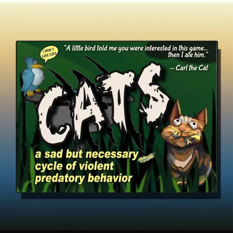 Cats: A Sad but Necessary Cycle of Violent Predatory Behavior - Family Card Game - Image 2
