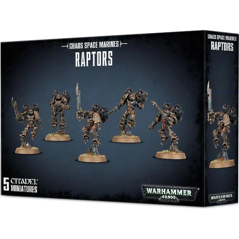 Warhammer: 40,000 Chaos Space Marines: Raptors - 5 Citadel Miniatures - Games Workshop - Image 2