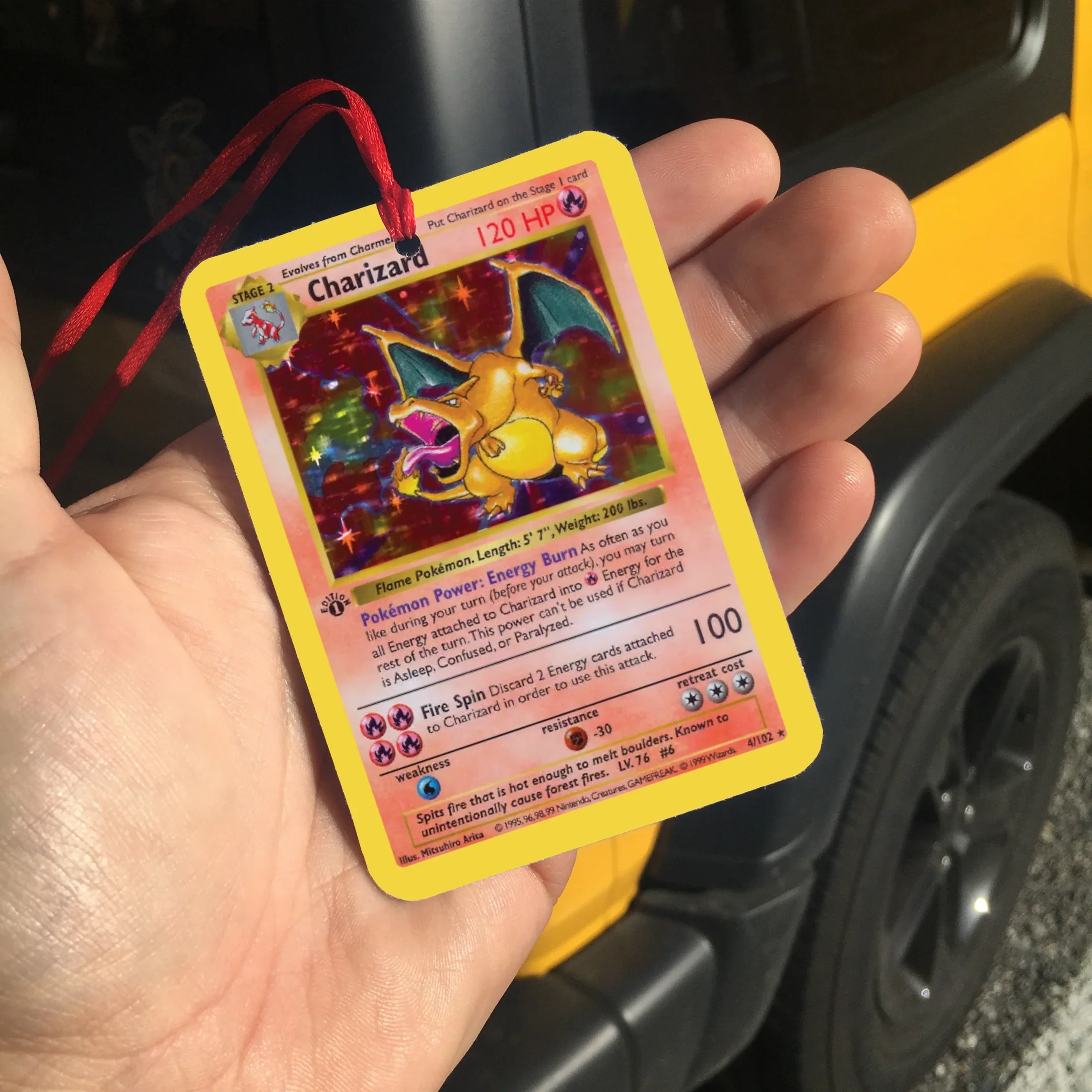 Pokemon Charizard Card Air Freshener - Madcap & Company - Image 2