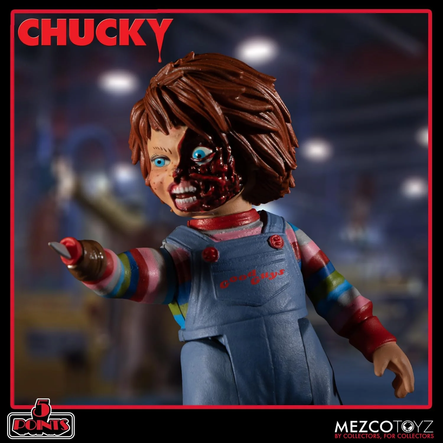 Child's Play Chucky Deluxe Figure Set - Mezco Toyz - 5 Points - Image 5