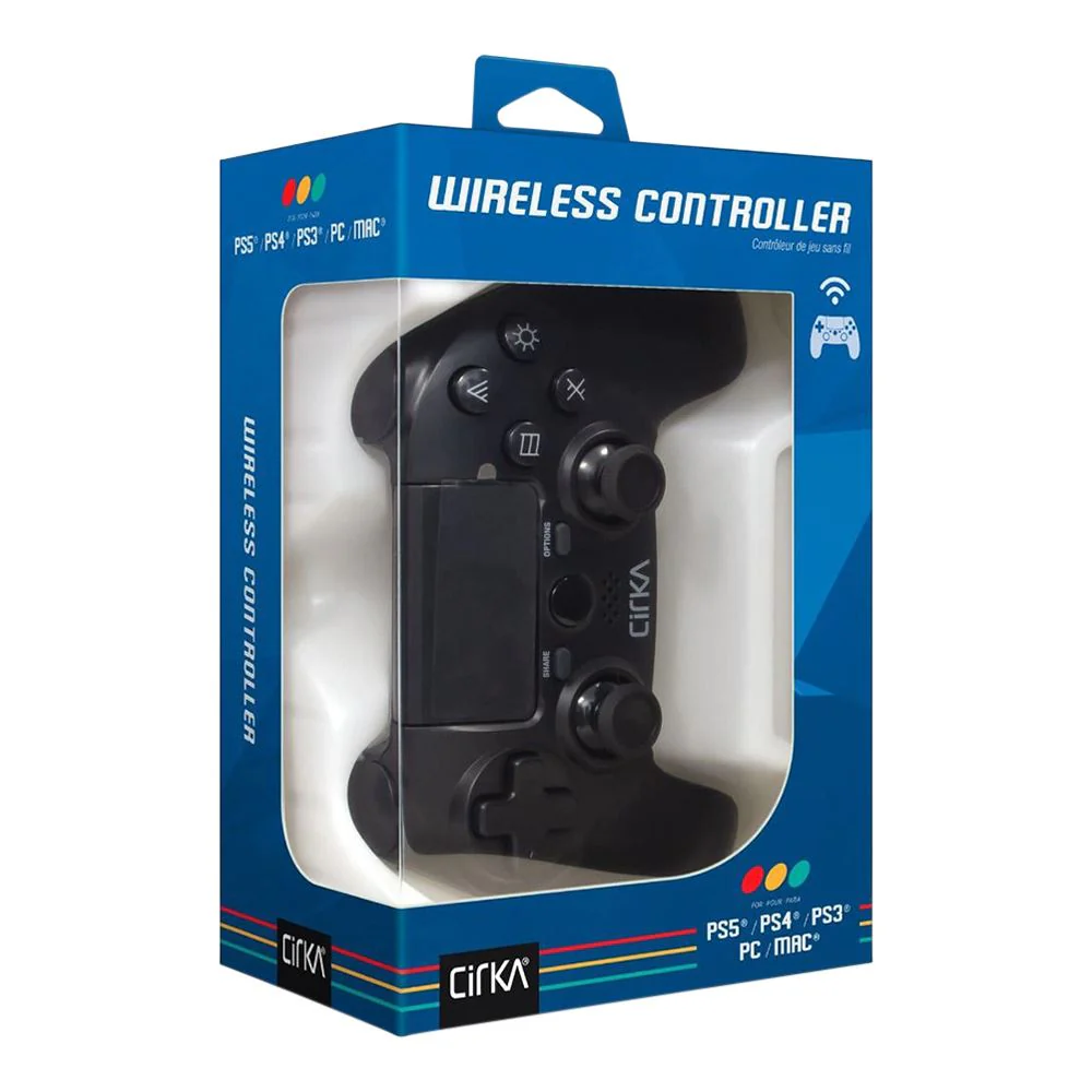 Cirka NuForce Wireless Controller (Black) - PlayStation 4, PC, Mac - Hyperkin (M07526-BK)