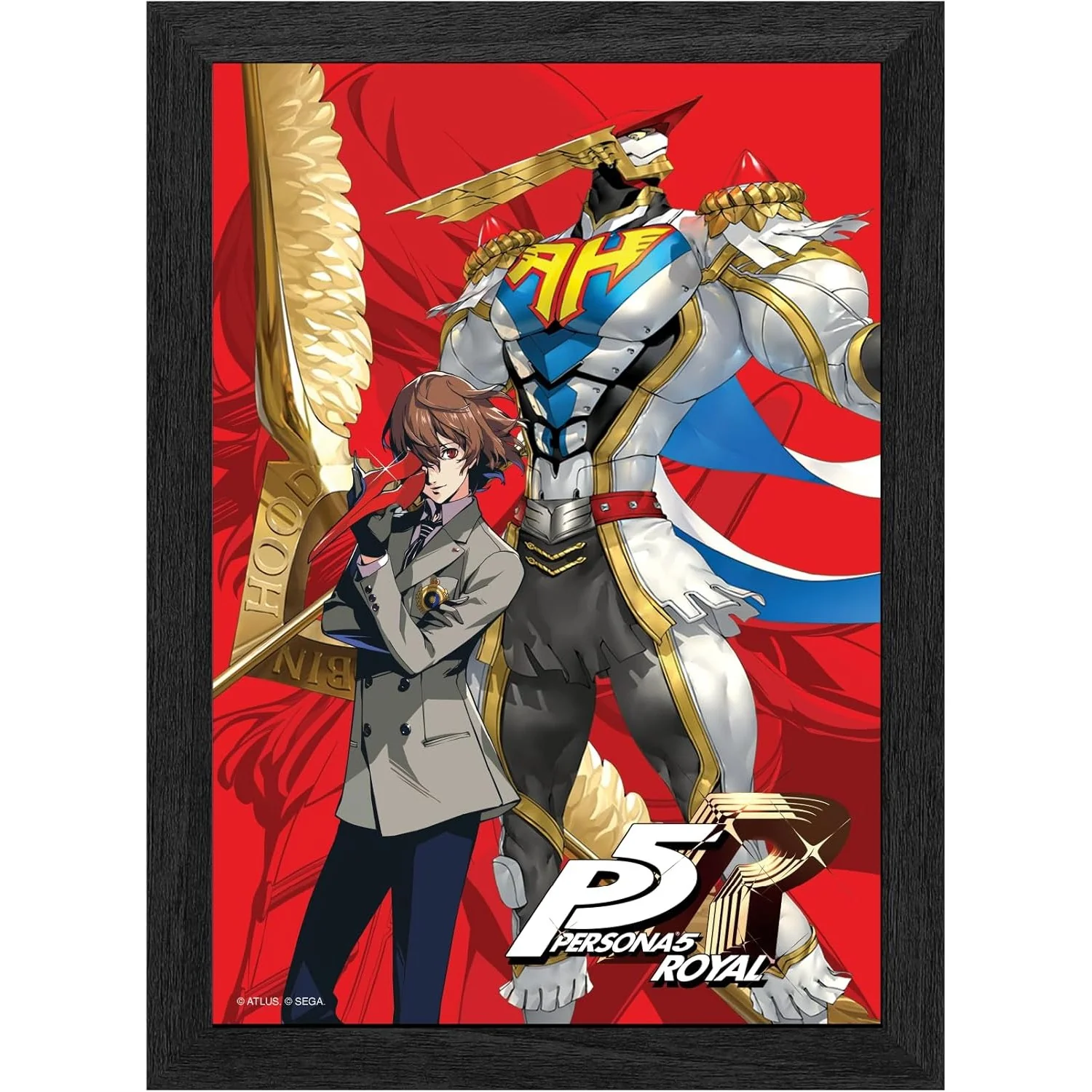 Persona 5 Goro Akechi Royal Codename: Crow Framed Lenticular Poster - Level Up Labs - Pixel Frames PLAX - Image 2