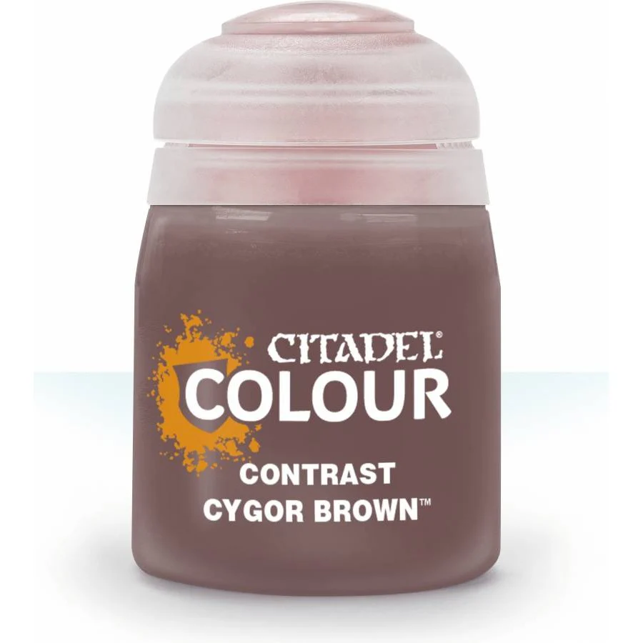 Citadel Colour: Contrast Cygor Brown - Warhammer Model Paint, 18ml Pot - Games Workshop - Image 2