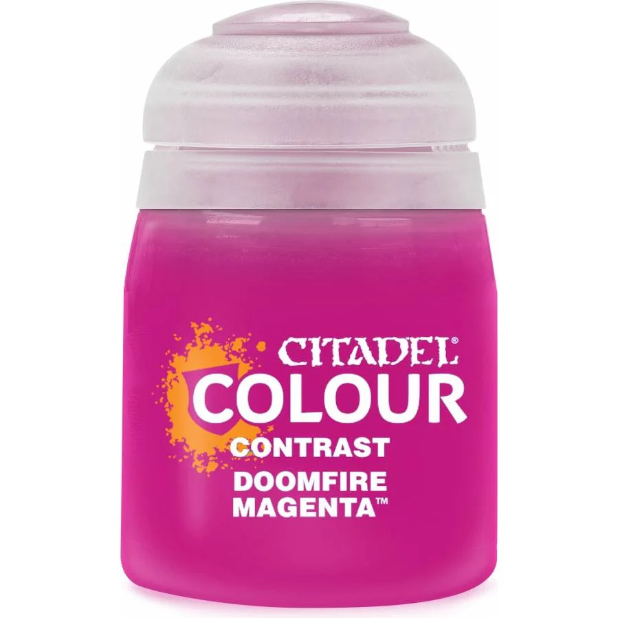 Citadel Colour: Contrast Doomfire Magenta - Warhammer Model Paint, 18ml Pot - Games Workshop - Image 2
