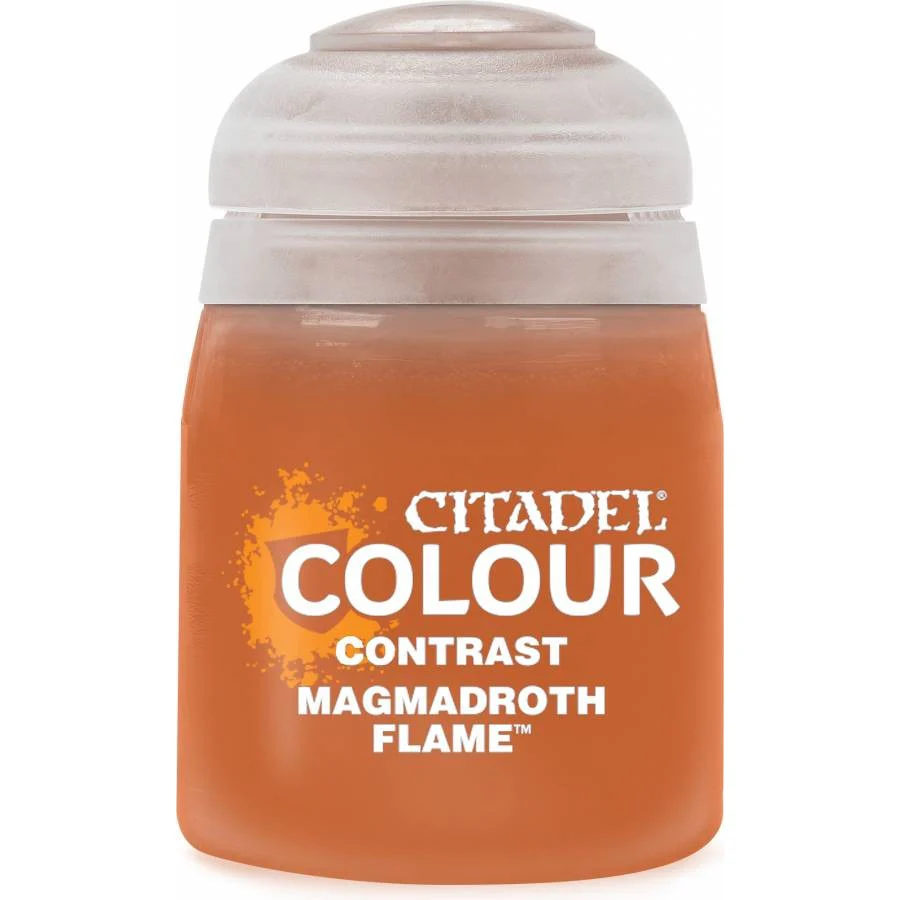 Citadel Color: Contrast Magmadroth Flame - Warhammer Model Paint, 12ml Pot - Games Workshop