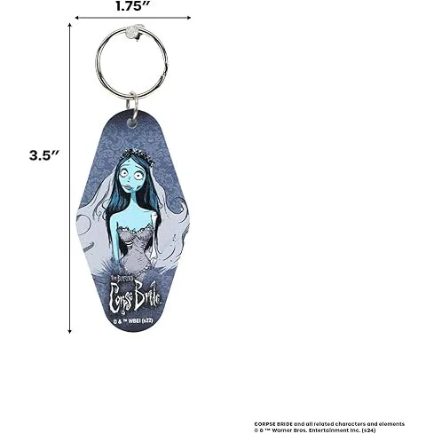 Tim Burton's Corpse Bride Emily Keychain - Open Road Brands - Image 5
