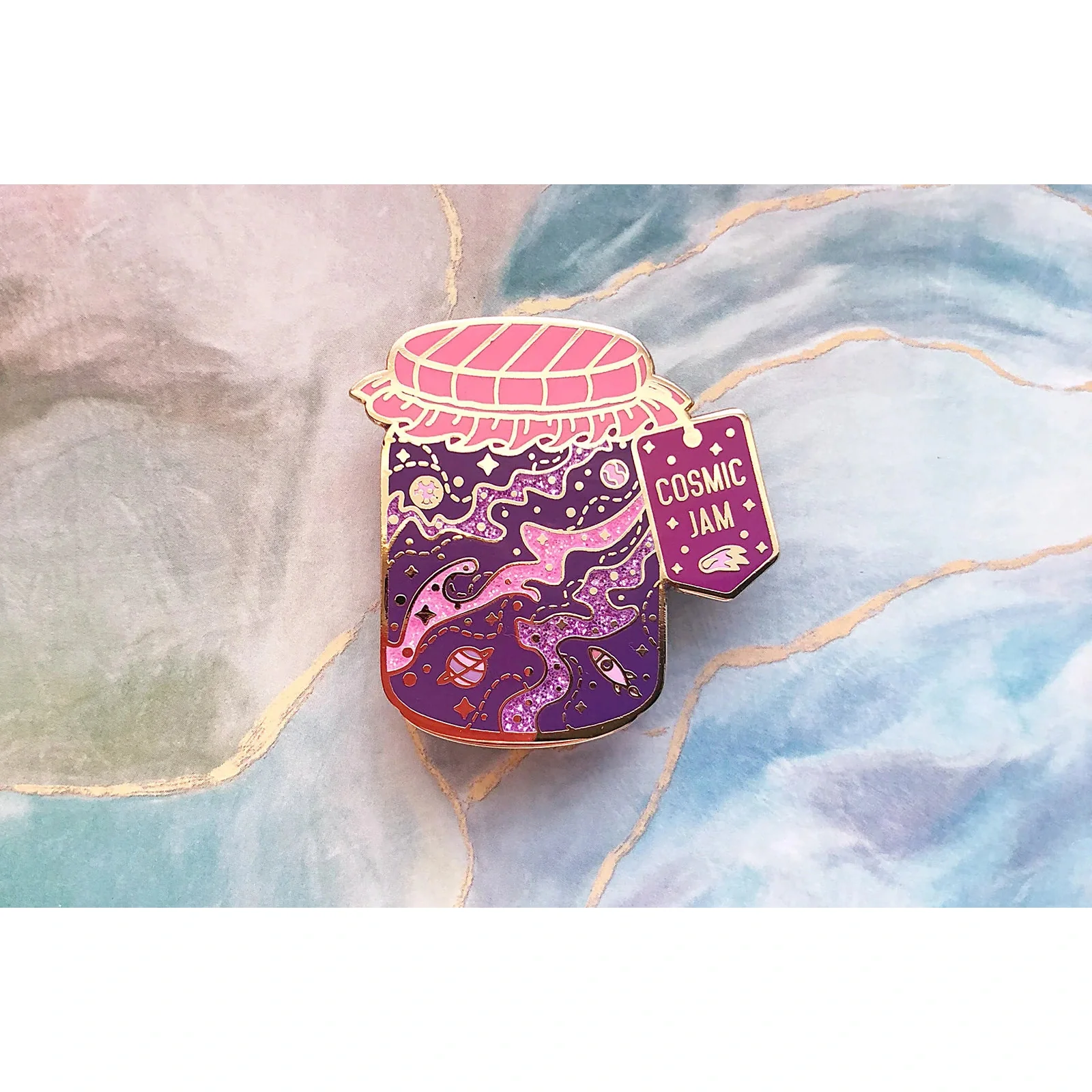Cosmic Jam Enamel Pin - Alum and Ink - Image 6