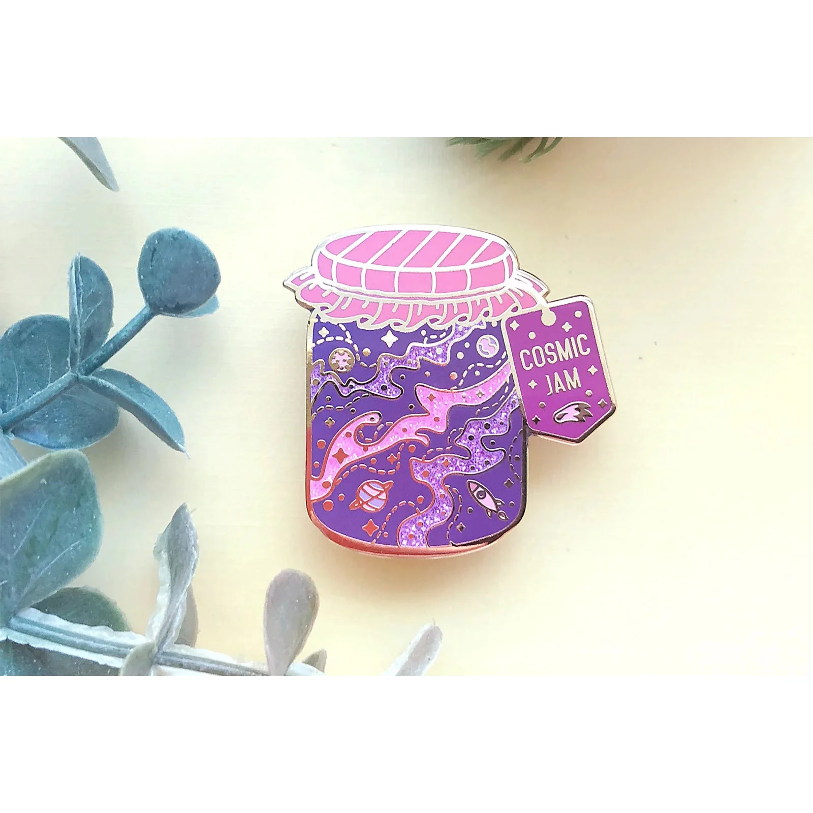 Cosmic Jam Enamel Pin - Alum and Ink - Image 7
