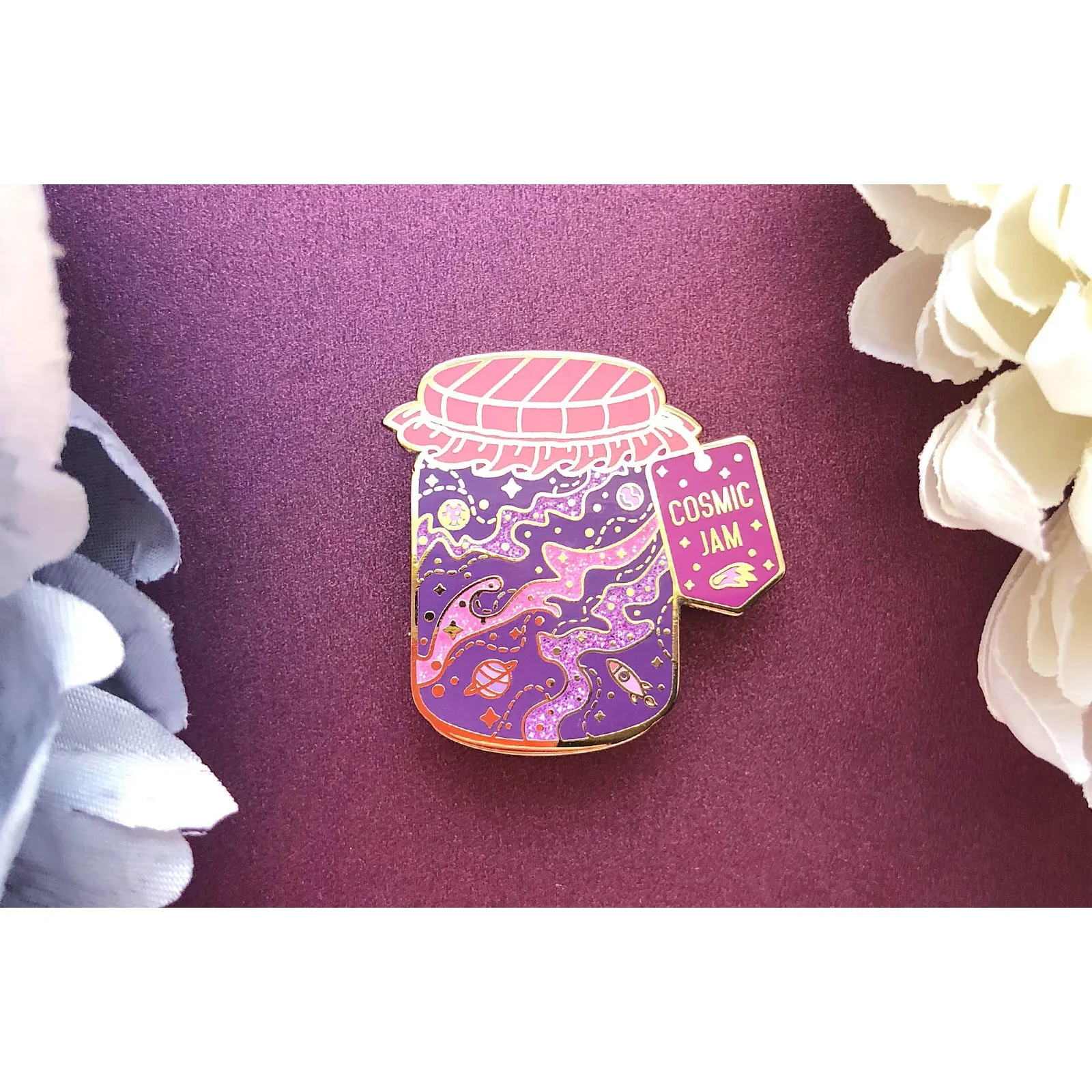 Cosmic Jam Enamel Pin - Alum and Ink - Image 9