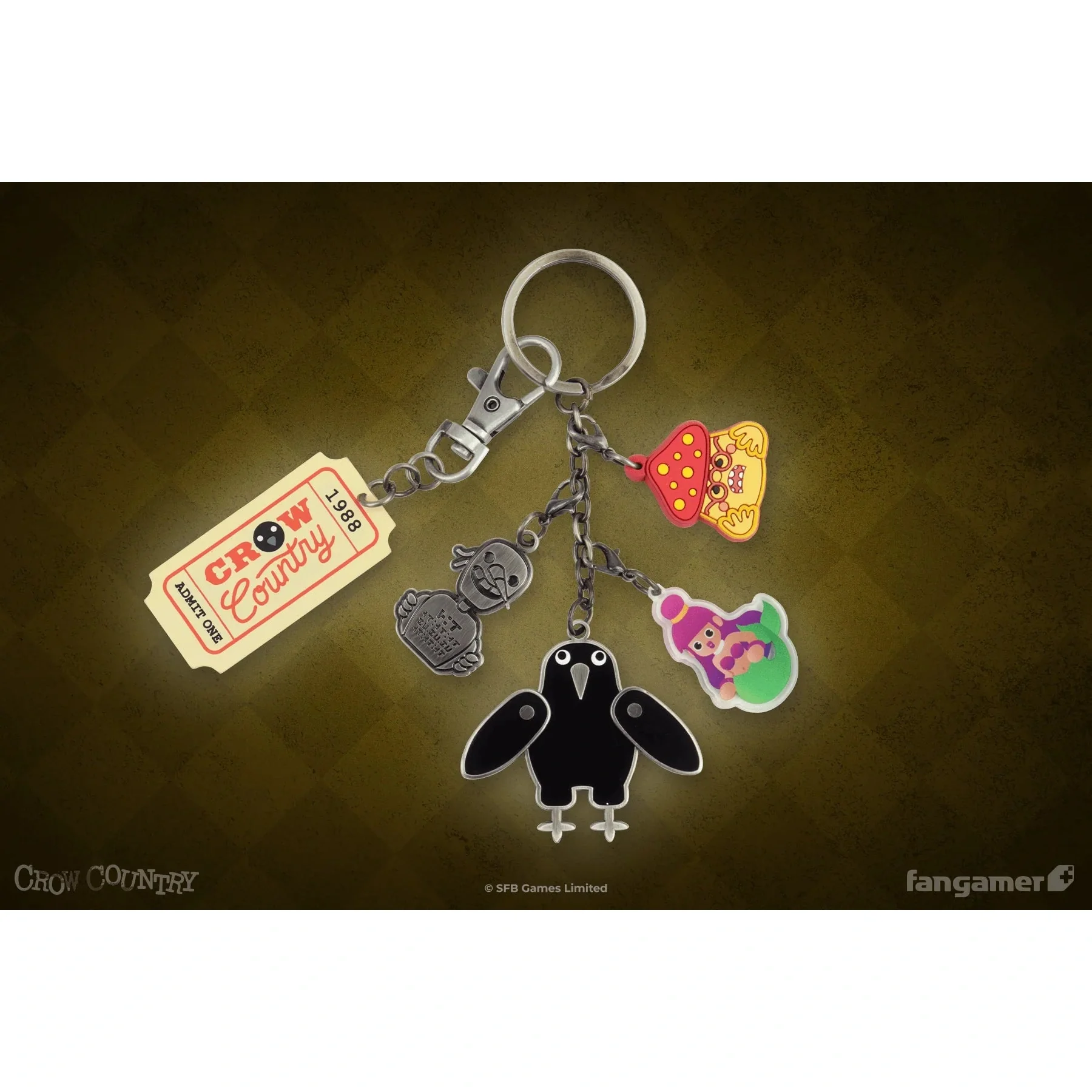 Crow Country Park Keychain - Fangamer - Image 2