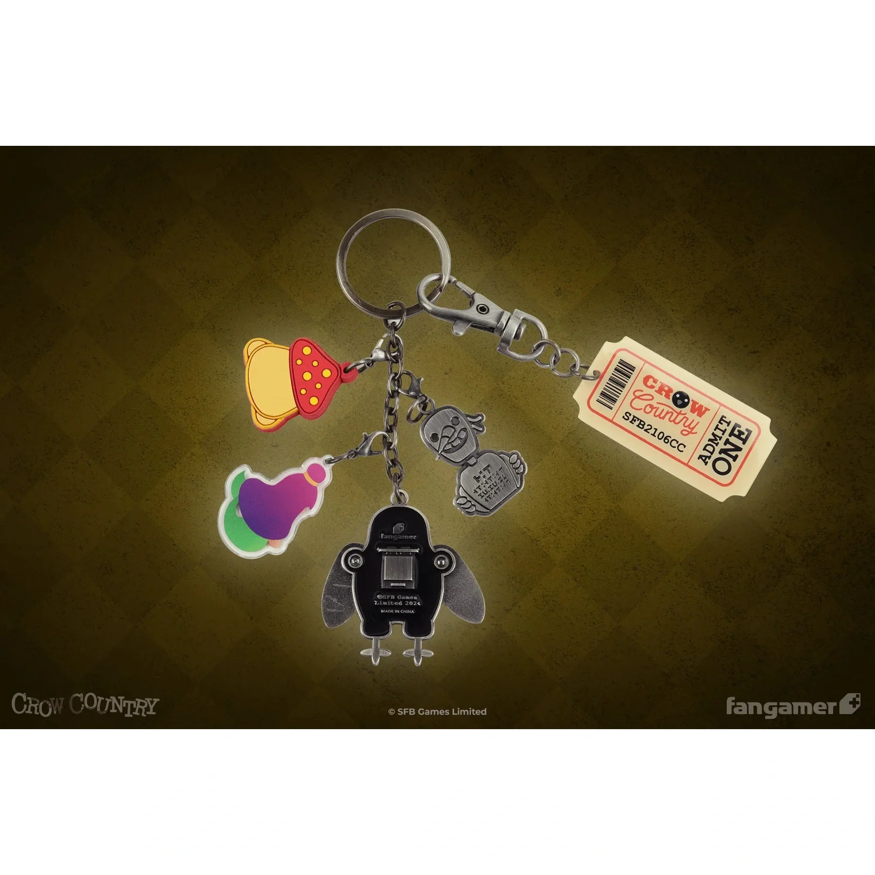 Crow Country Park Keychain - Fangamer - Image 3
