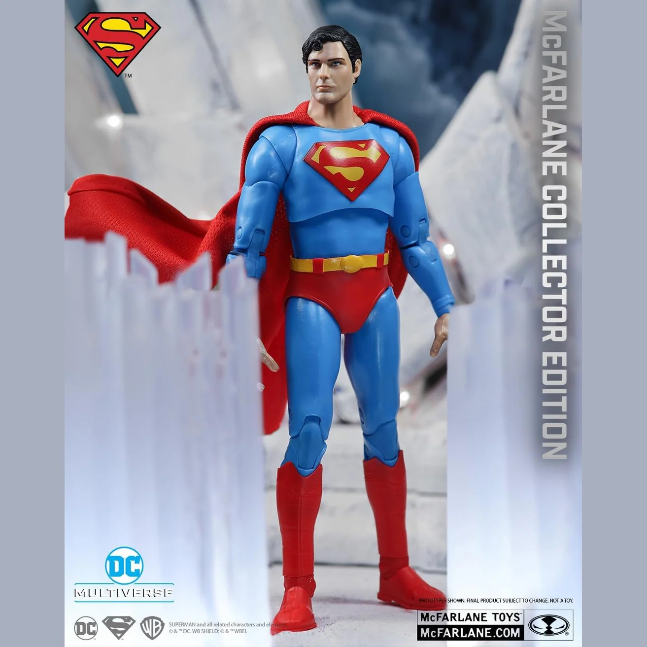 Superman: The Movie (1978) Superman Collector's Edition Action Figure - McFarlane Toys - DC Multiverse (Wave 8) - Image 2