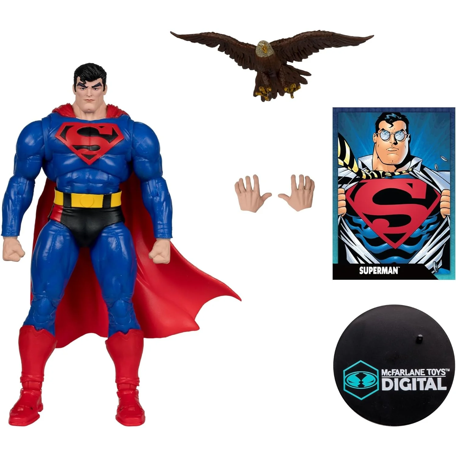 DC Multiverse Superman: Our Worlds at War Superman Action Figure - McFarlane Toys - (Digital) - Image 4