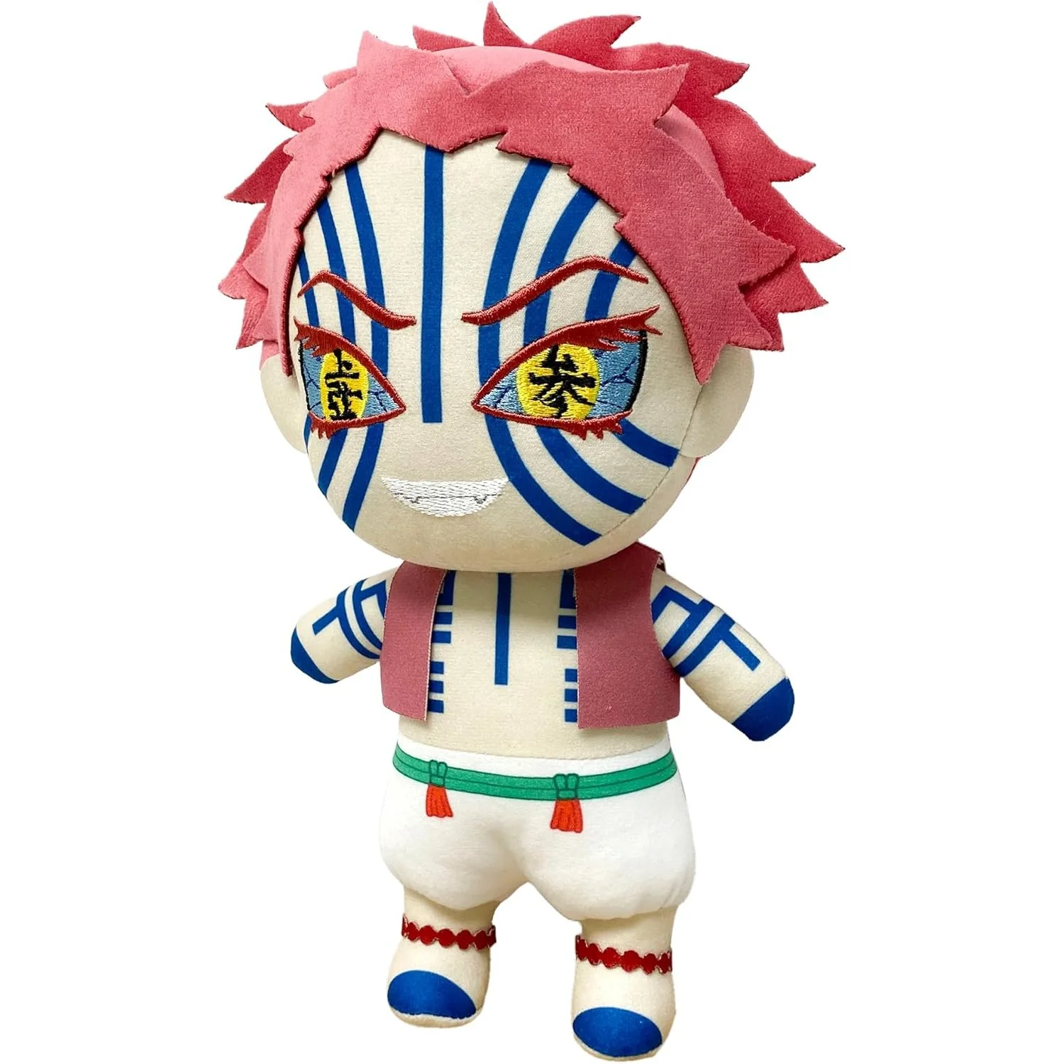 Demon Slayer: Kimetsu no Yaiba -- The Movie: Infinity Train Akaza 8" Plush - Great Eastern Entertainment - Image 2