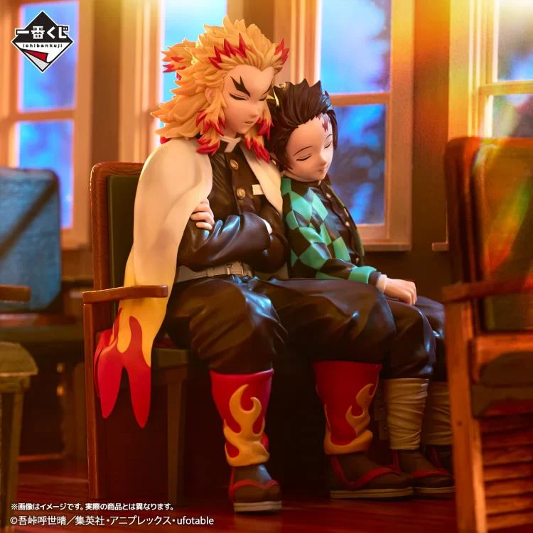 Demon Slayer: Kimetsu no Yaiba Tanjiro Kamado & Kyojuro Rengoku (Locus) Statue Figure - Bandai Spirits - Ichibansho Revible Moment - Image 4