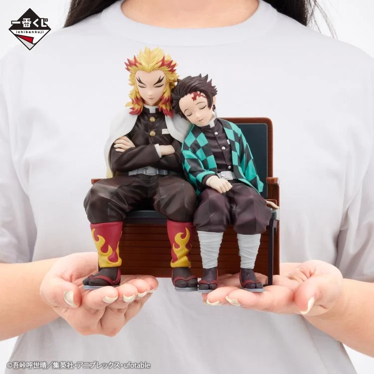 Demon Slayer: Kimetsu no Yaiba Tanjiro Kamado & Kyojuro Rengoku (Locus) Statue Figure - Bandai Spirits - Ichibansho Revible Moment - Image 6