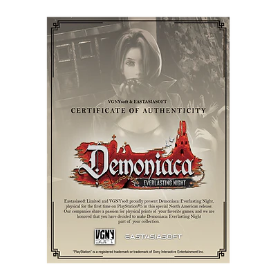 Demoniaca: Everlasting Night - PlayStation 5 - Eastasiasoft - Image 13