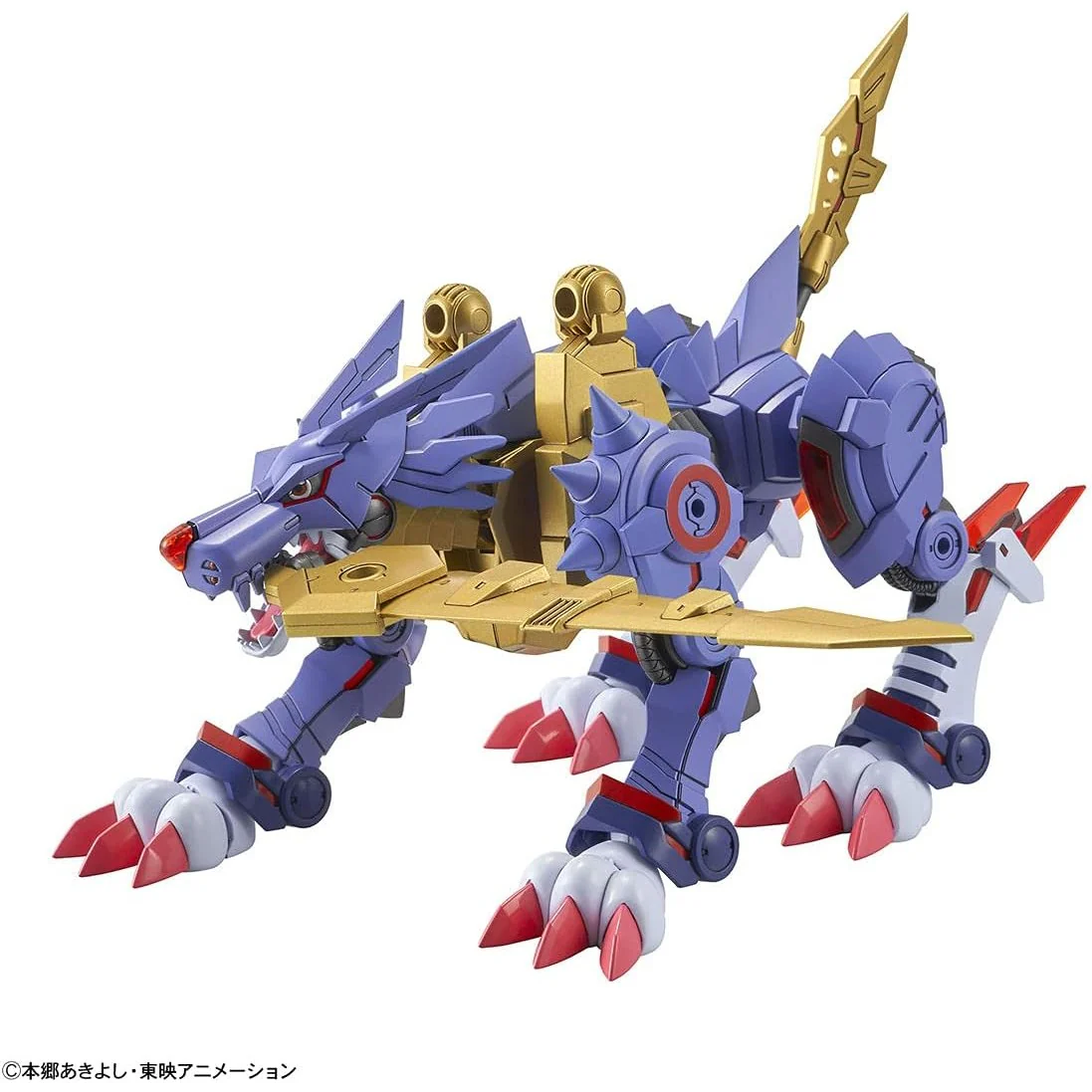 Digimon Adventure Amplified Metal Garurumon Model Kit - Bandia Spirits - Figure-rise Standard - Image 4
