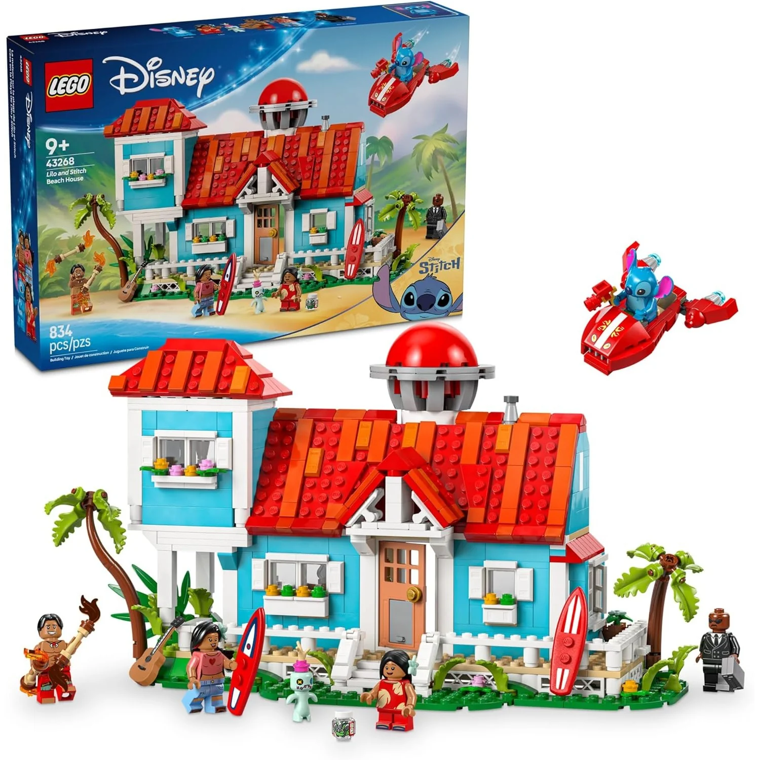 Disney's Lilo and Stitch Beach House Building Toy - LEGO #43268