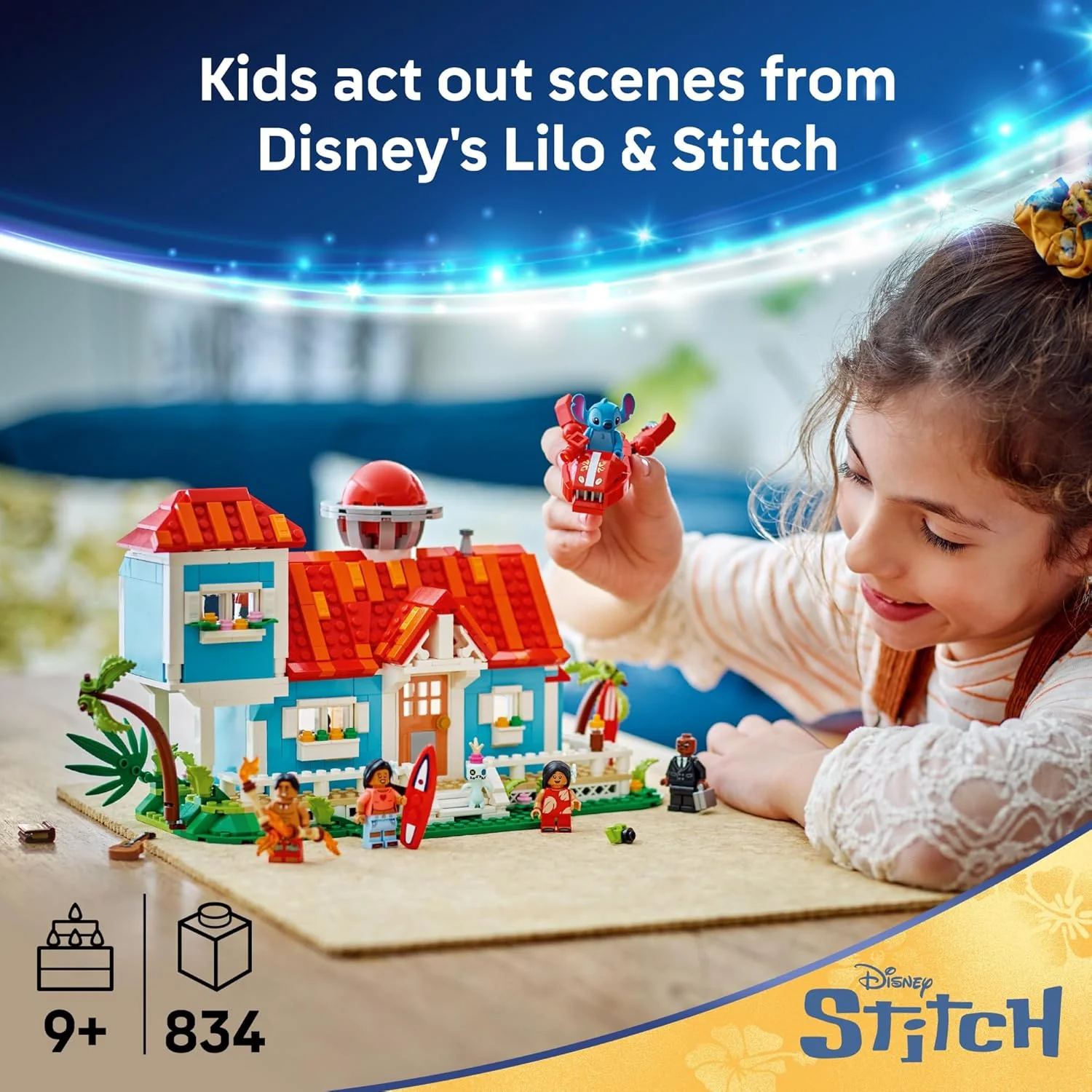 Disney's Lilo and Stitch Beach House Building Toy - LEGO #43268 - Image 2