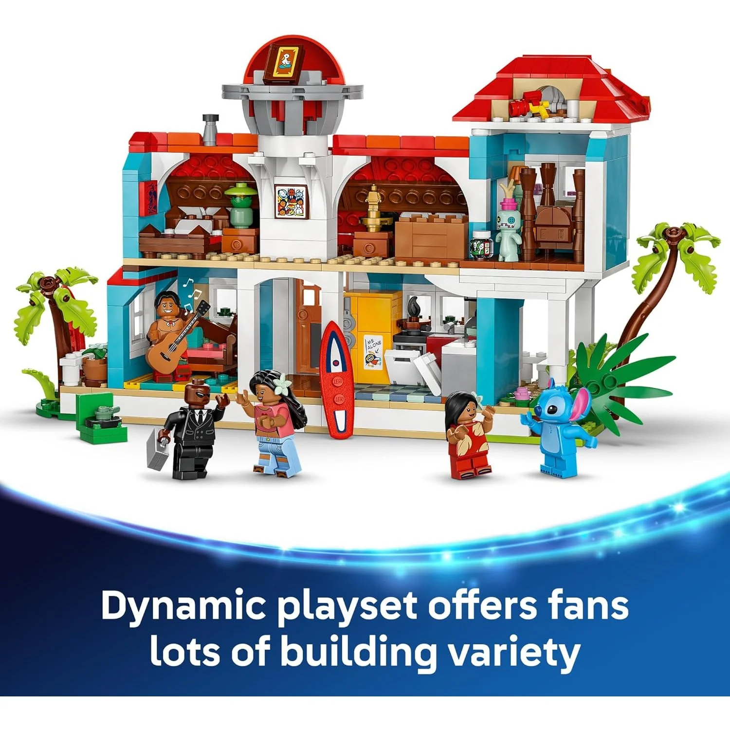 Disney's Lilo and Stitch Beach House Building Toy - LEGO #43268 - Image 3