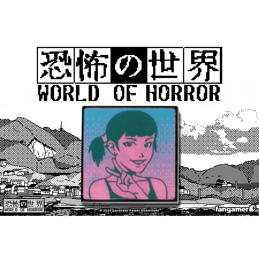 World of Horror Doomed Already Lenticular Pin - by Nina Matsumoto - Fangamer - Image 5