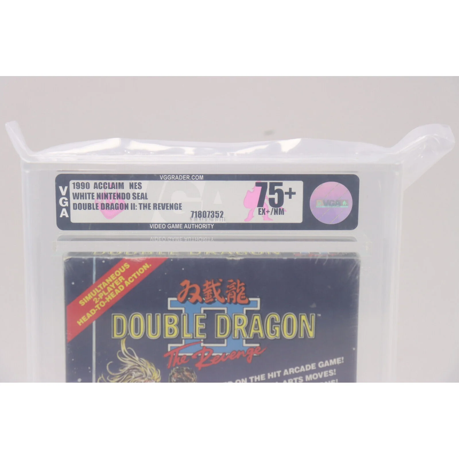 Double Dragon II: The Revenge Nintendo NES 1990 Acclaim Sealed VGA 75+ EX+/NM - Image 2