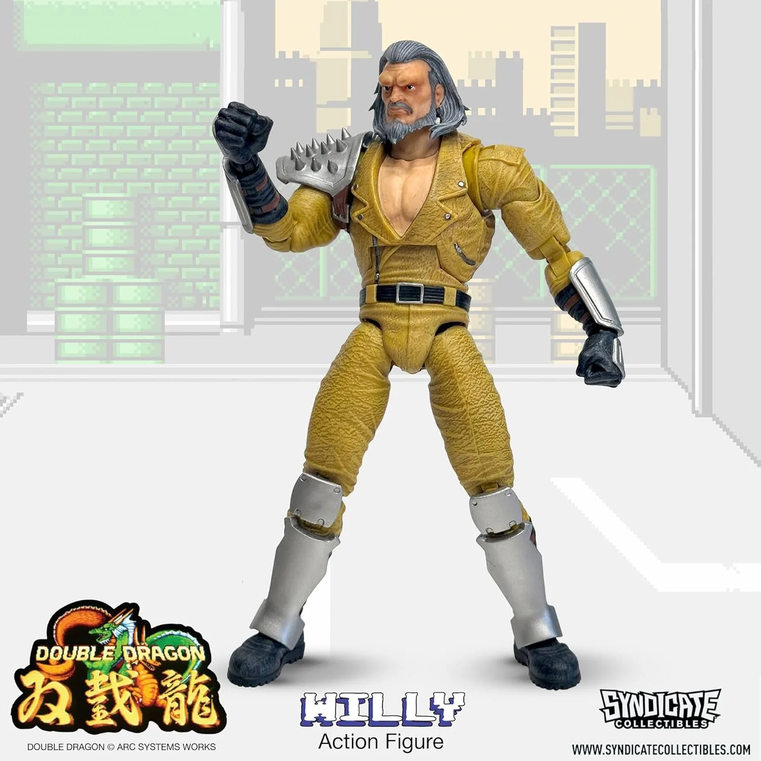 Double Dragon Willy Deluxe Action Figure - Syndicate Collectibles - Image 3
