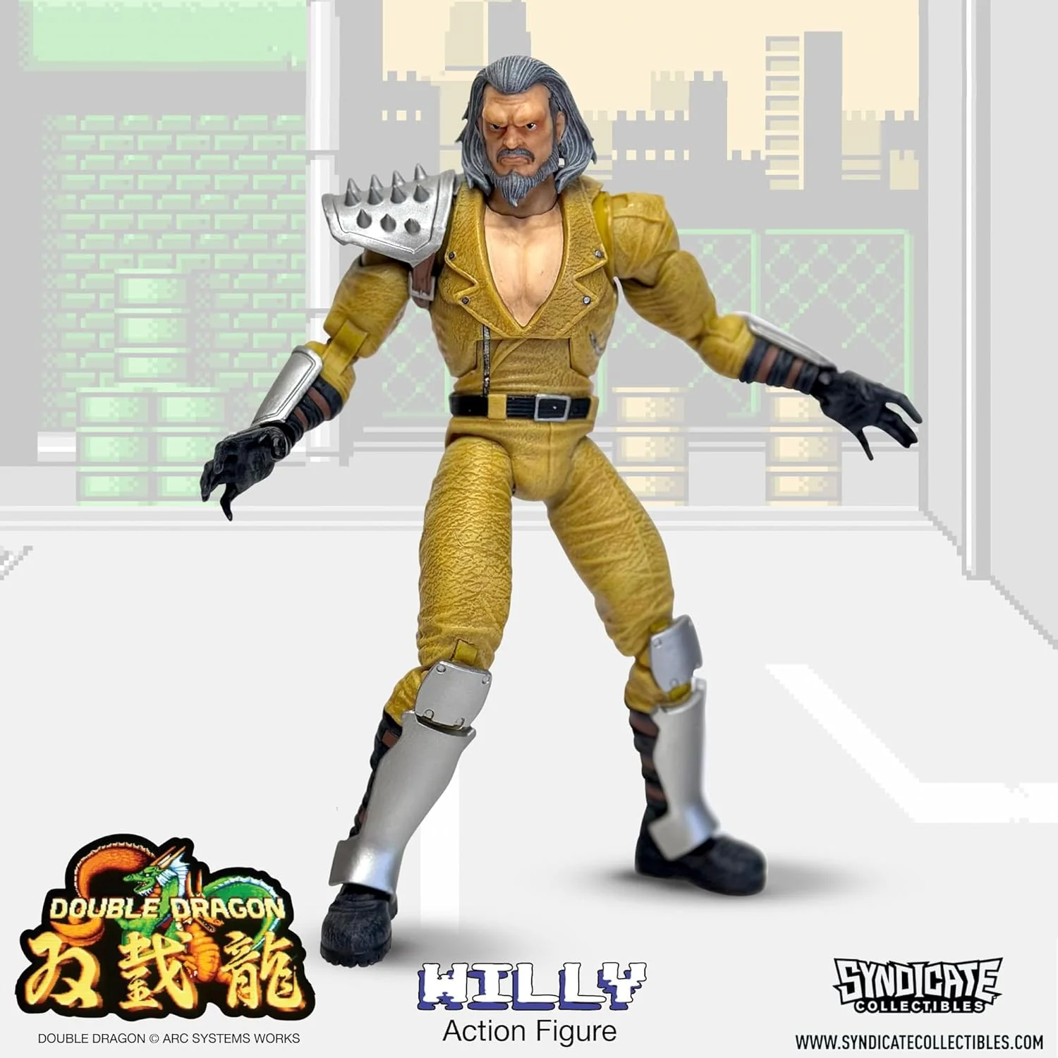 Double Dragon Willy Deluxe Action Figure - Syndicate Collectibles - Image 4