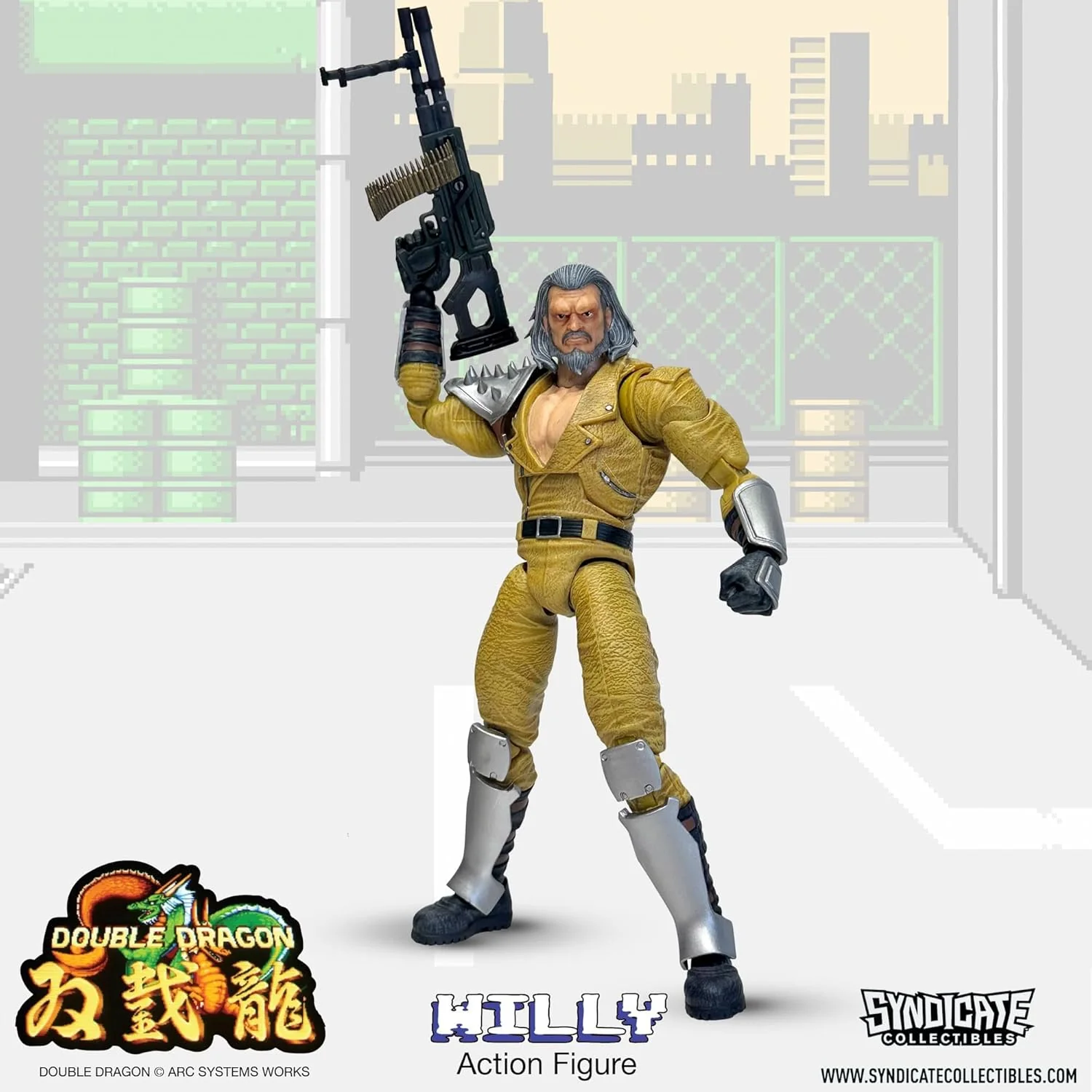 Double Dragon Willy Deluxe Action Figure - Syndicate Collectibles - Image 5