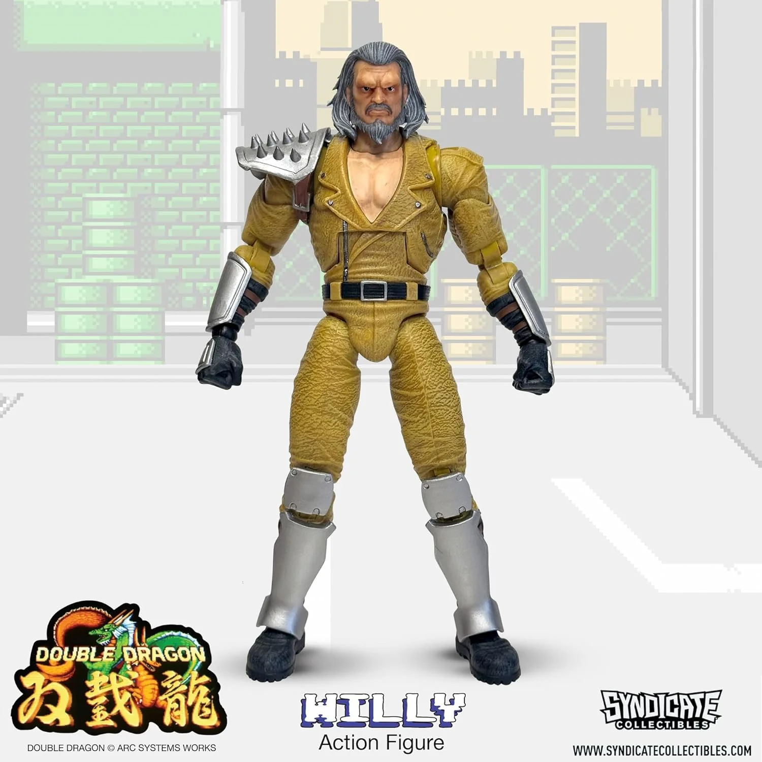 Double Dragon Willy Deluxe Action Figure - Syndicate Collectibles - Image 6