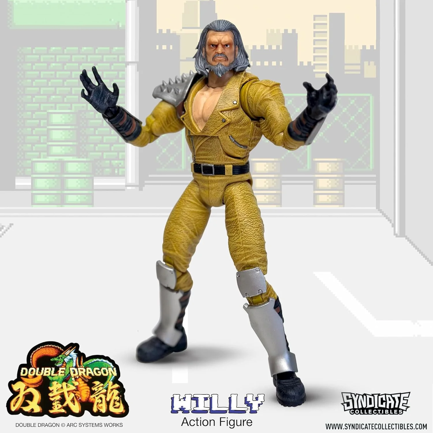 Double Dragon Willy Deluxe Action Figure - Syndicate Collectibles - Image 8
