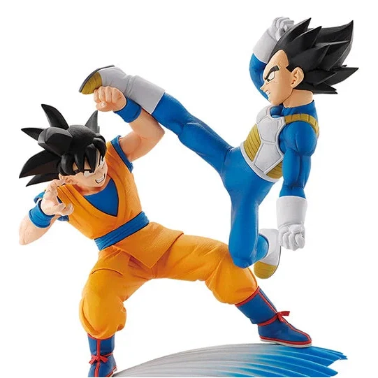 Dragon Ball Daima Goku vs. Vegeta Statue Figure - Bandai Spirits - Ichibansho Masterlise Plus - Image 2