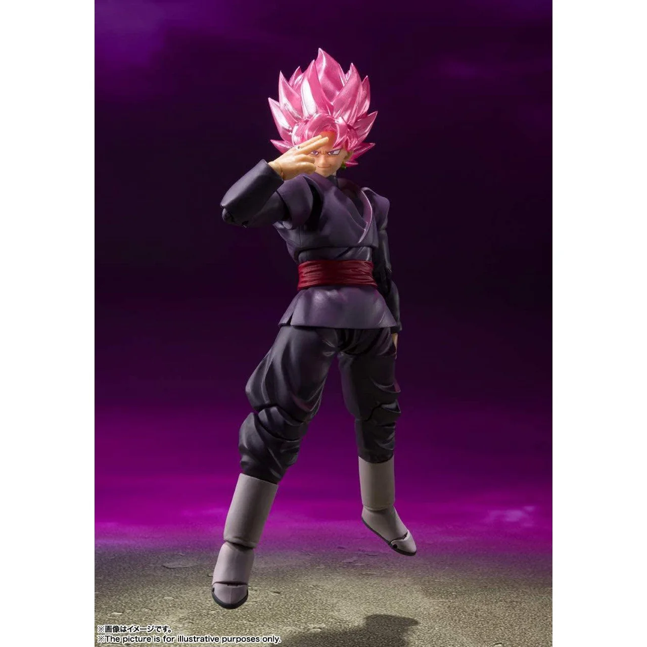 Dragon Ball Super S.H.Figuarts Goku Black Super Saiyan Rose Action Figure (Reissue) - Image 2