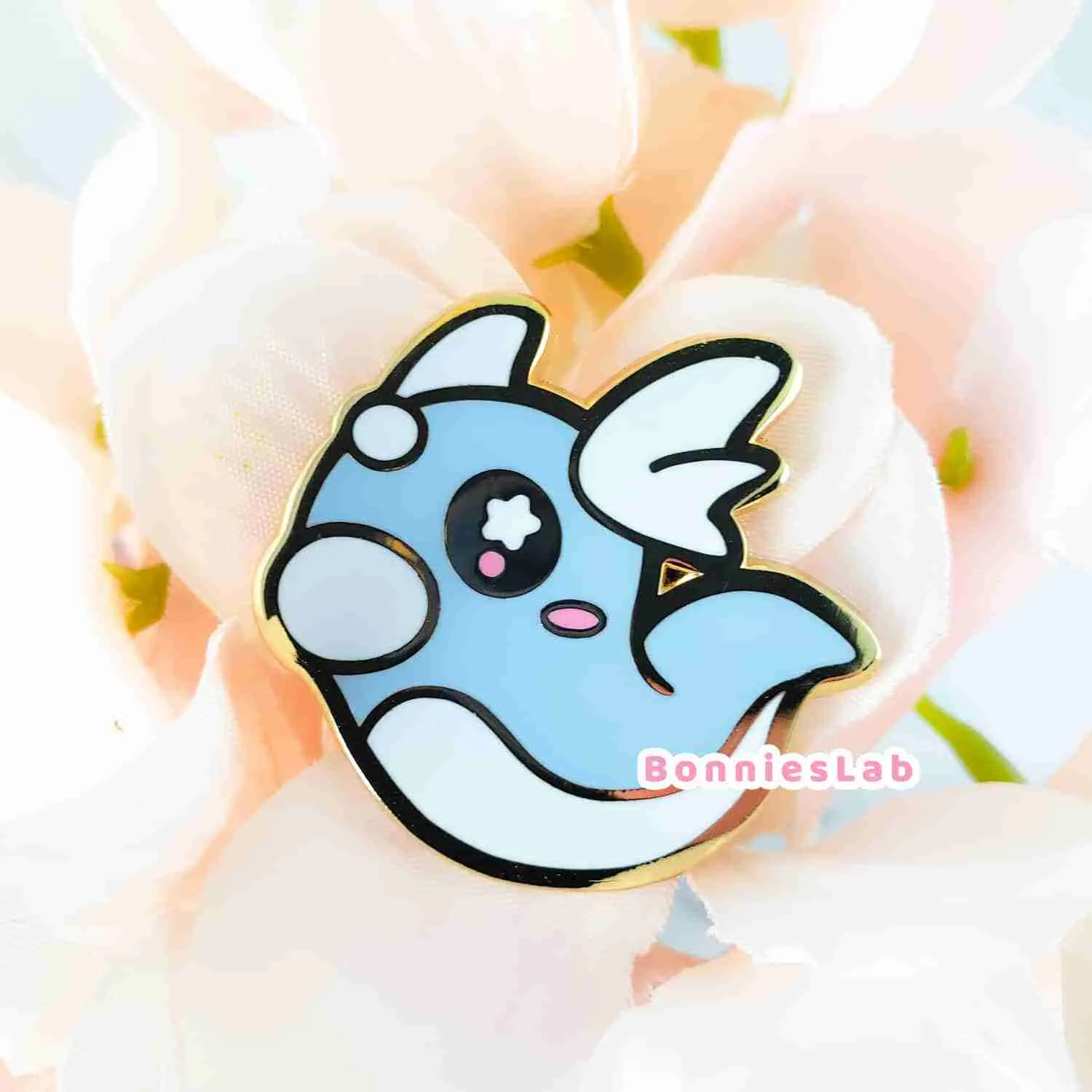 Pokemon Dratini Enamel Pin - Bonnies Lab - Image 2