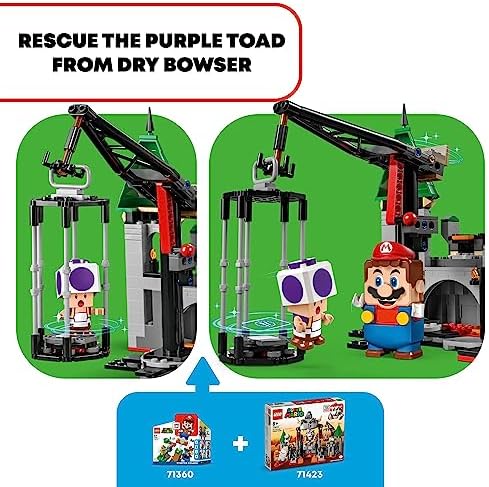 LEGO Super Mario: Dry Bowser Castle Battle Buildable Game - LEGO #71423 - Image 3