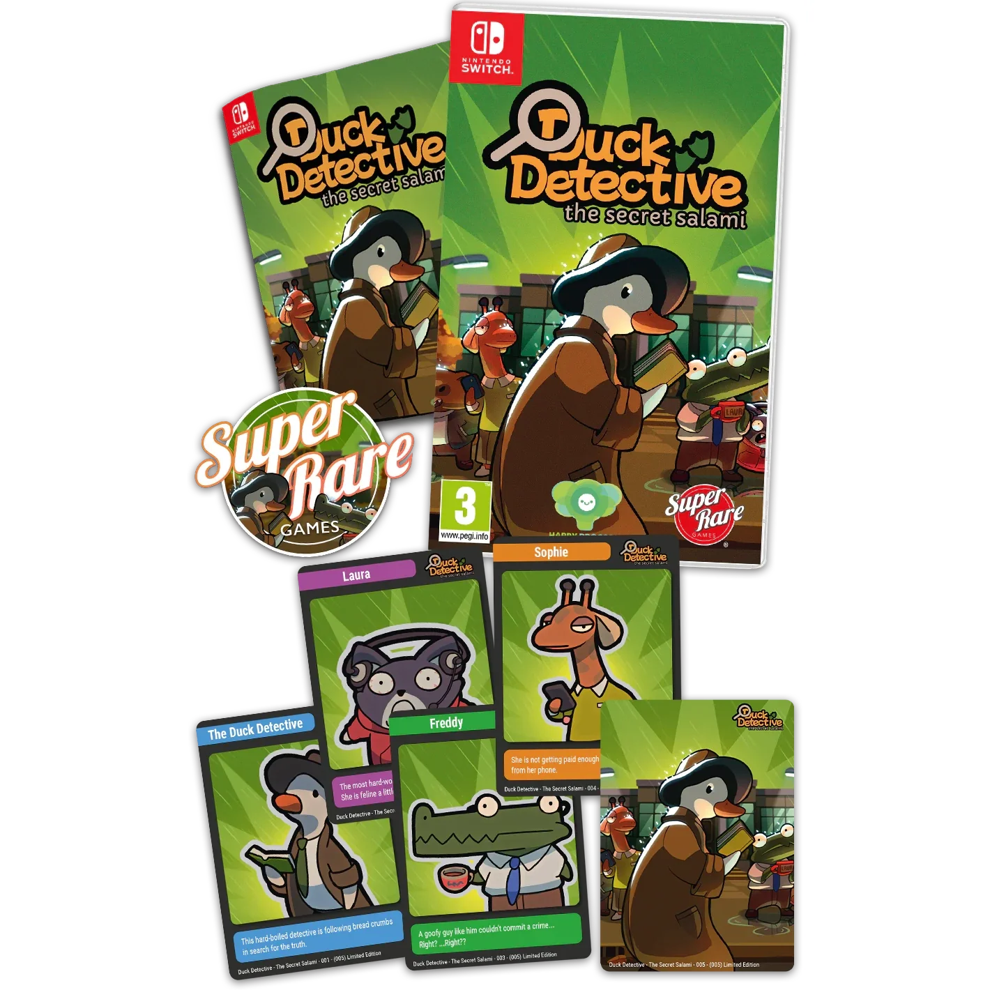 Duck Detective: The Secret Salami - Nintendo Switch (Super Rare #120) - Image 2