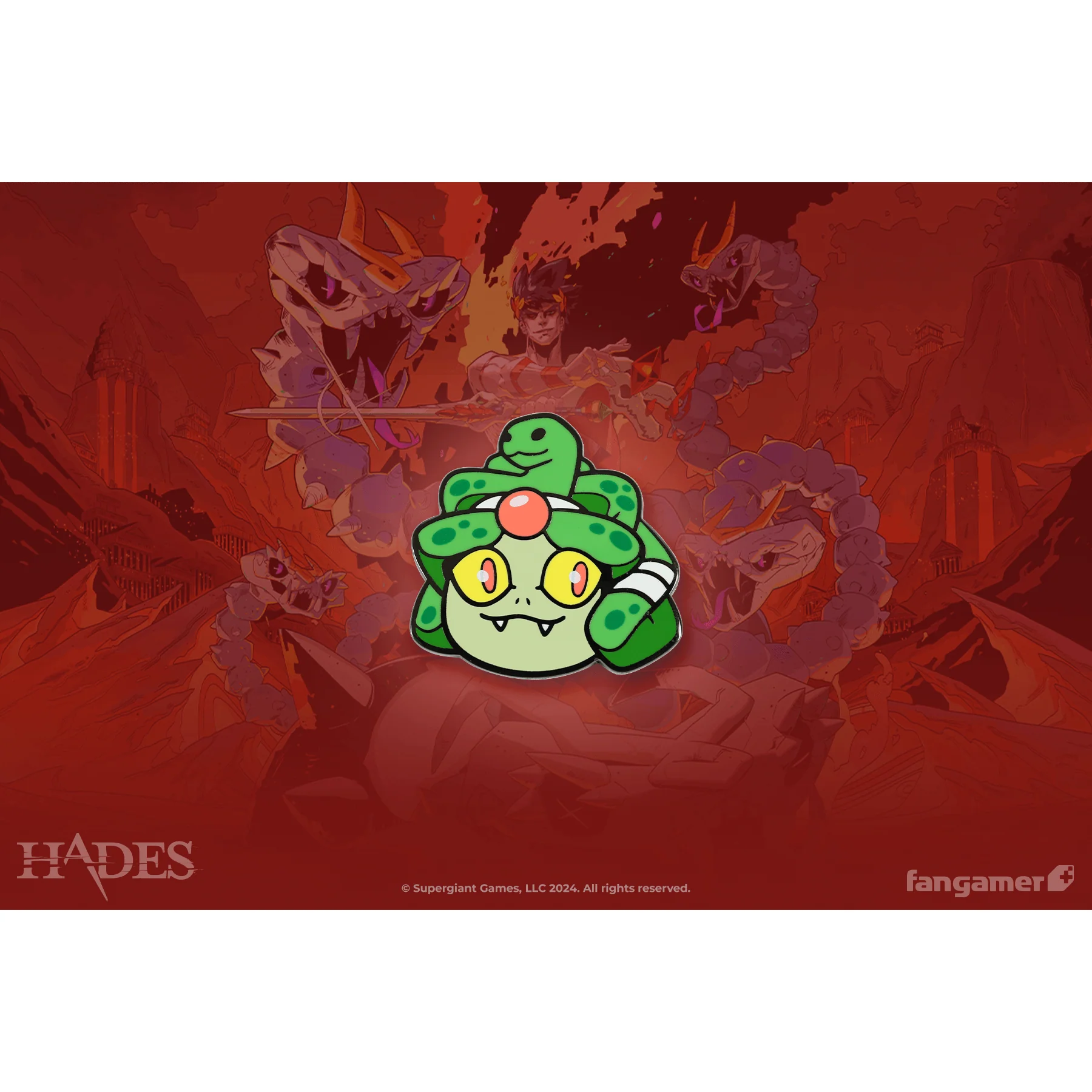 Hades Dusa Enamel Pin - Laura Verdin - Fangamer - Image 3