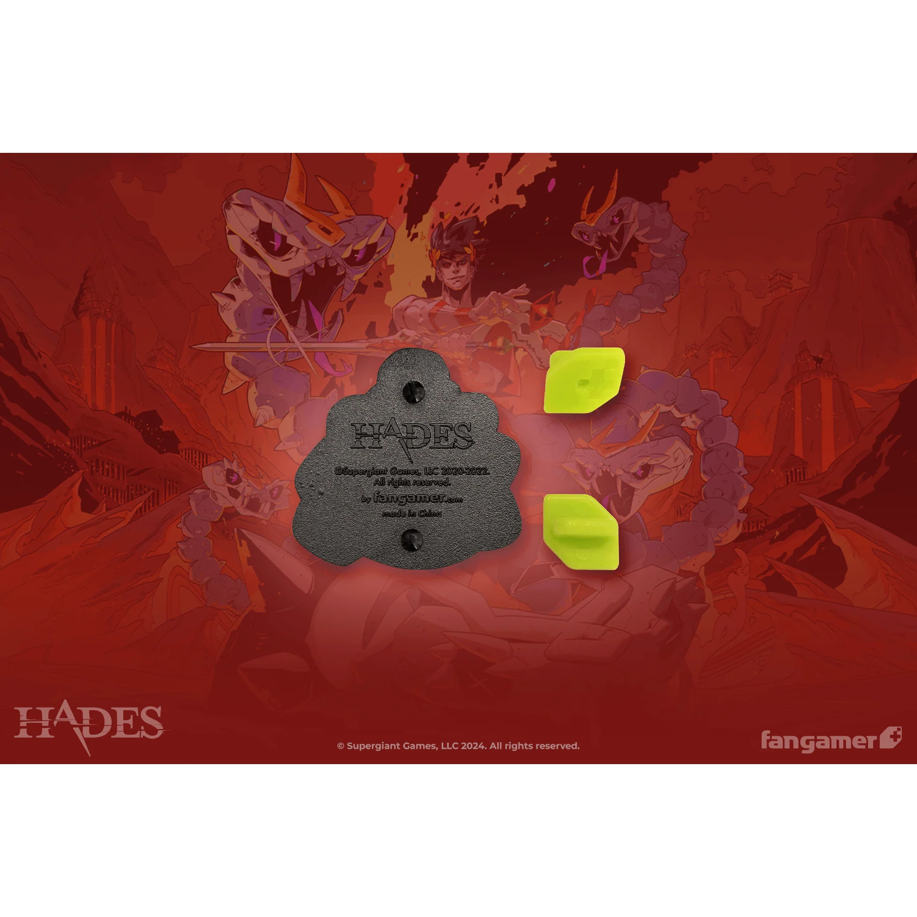 Hades Dusa Enamel Pin - Laura Verdin - Fangamer - Image 4