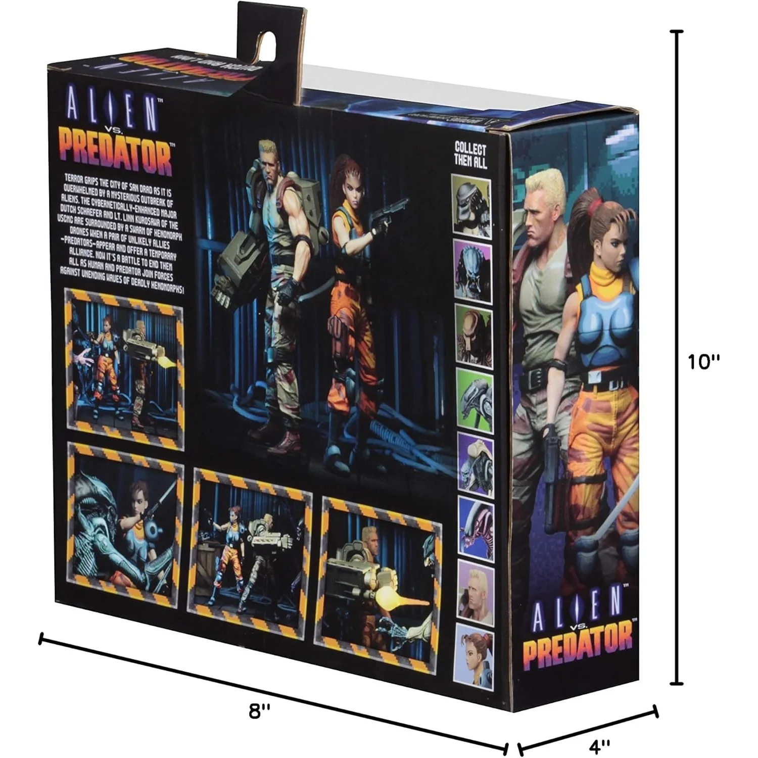 Alien vs Predator Dutch and Linn (Arcade Game Ver.) Action Figure 2-Pack - NECA - Image 8