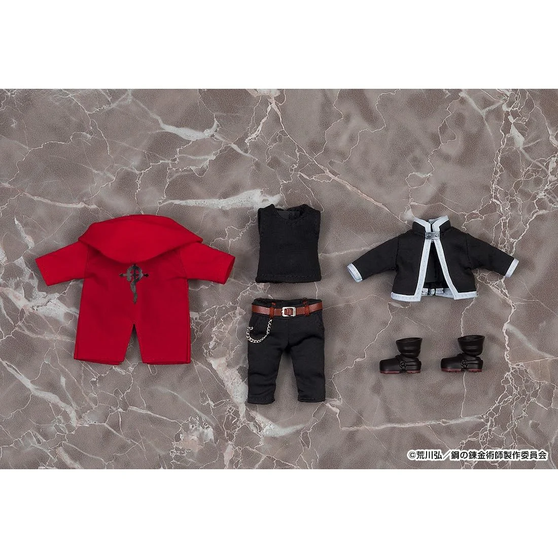 Fullmetal Alchemist Edward Elric Doll Outfit Set - Good Smile Company - Nendoroid - Image 2
