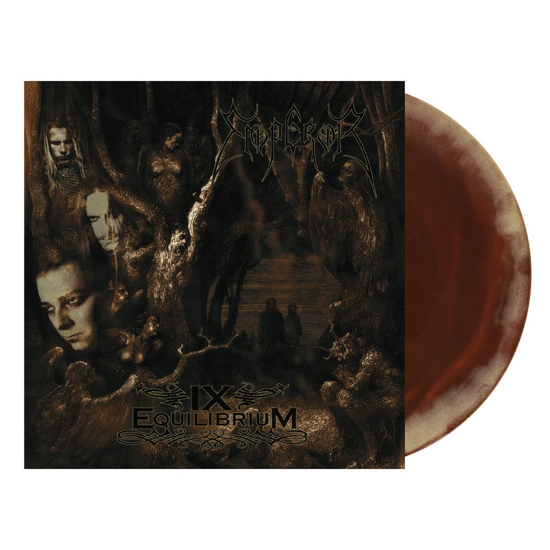 IX Equilibrium - Emperor - LP Record (Black/Brown Swirl Vinyl) - Image 2
