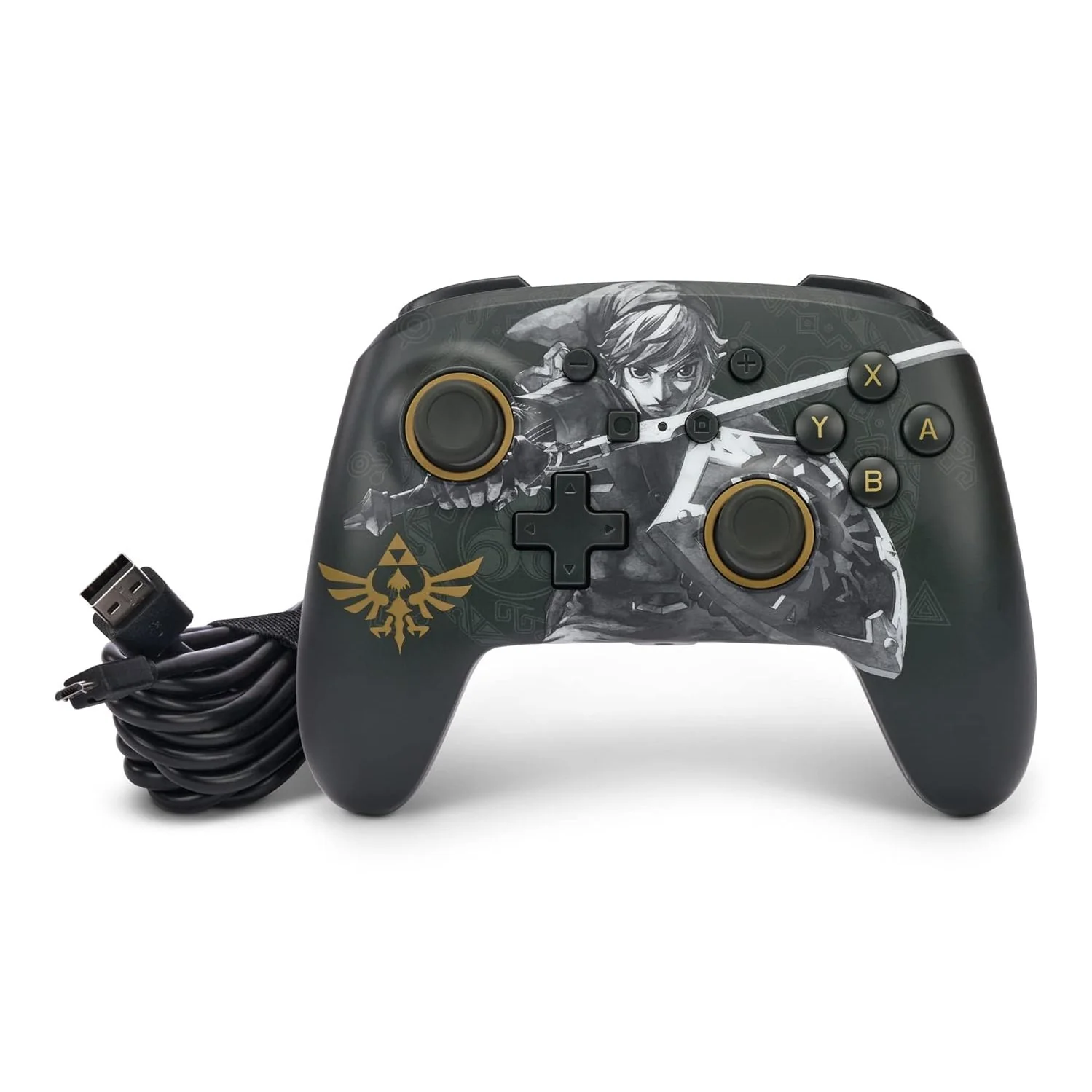 The Legend of Zelda Battle-Ready Link Enhanced Wired Controller - Nintendo Switch - PowerA - Image 8