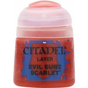 Citadel Layer: Evil Sunz Scarlet - Warhammer Model Paint, 12ml Pot - Games Workshop - Image 2