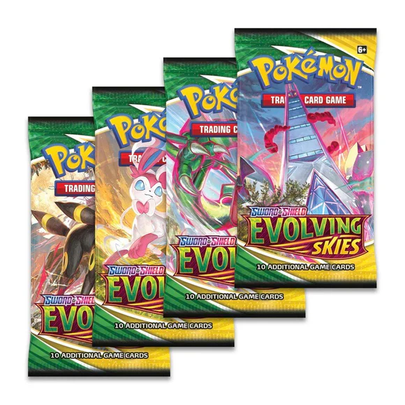 Pokemon TCG Sword & Shield 7 Evolving Skies Build & Battle Box - 1 Evolution Pack & 4 Boosters - Image 3