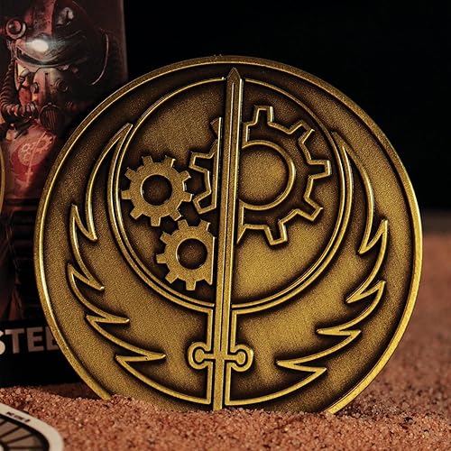 Fallout Brotherhood of Steel Medallion & Vinyl Sticker - Fanattik - Numbered Limited Edition - Image 3