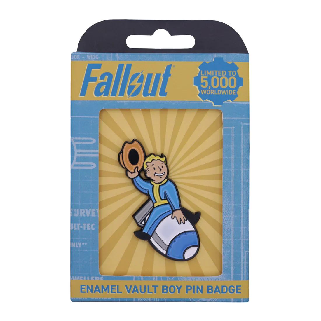 Fallout Vault Boy Enamel Pin Badge - Fanattik - Numbered Limited Edition - Image 3