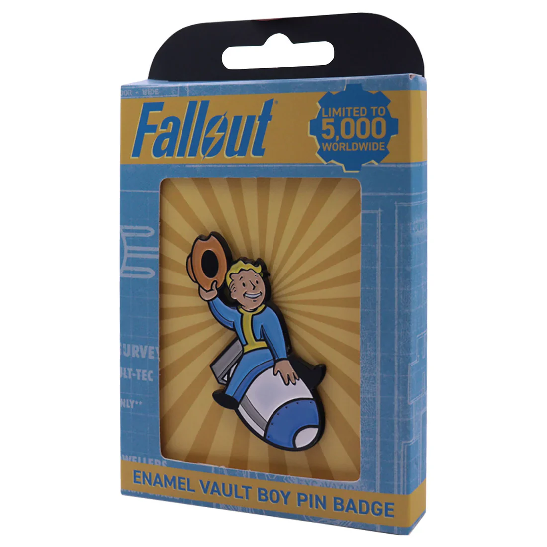 Fallout Vault Boy Enamel Pin Badge - Fanattik - Numbered Limited Edition - Image 5
