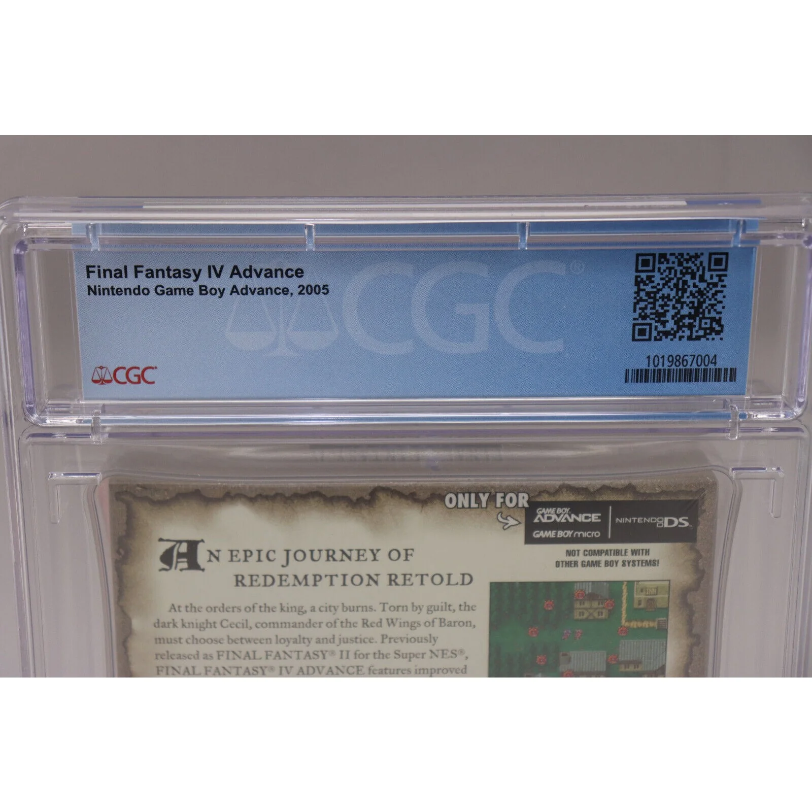 Final Fantasy IV 4 Nintendo Game Boy Advance GBA Sealed CGC 9.8 A+ Near Perfect! - Image 6